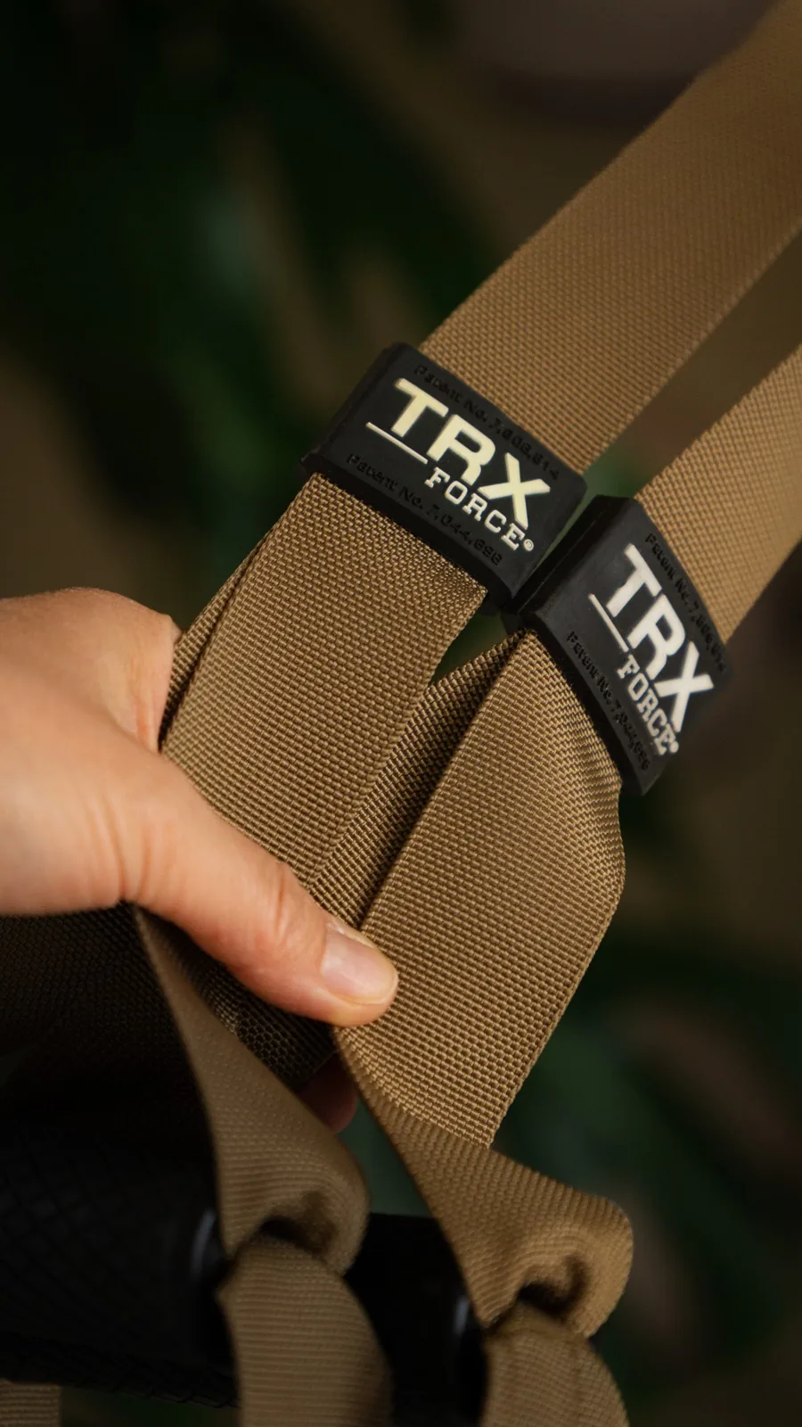 TRX strap close-up